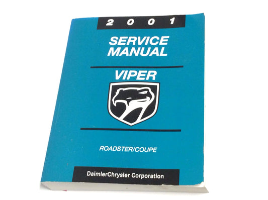 New OEM 2001 Dodge Viper Factory Service Procedures Manual 812701050