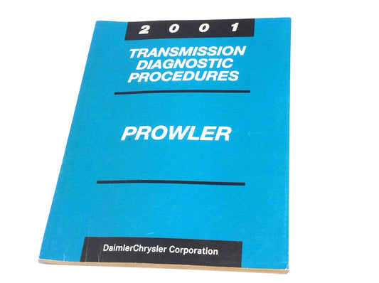 New 2001 Plymouth Prowler Factory Transmission Diagnostic Procedures Manual 8169901047