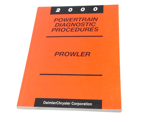 New 2000 Plymouth Prowler Factory Powertrain Diagnostic Procedures Manual 8169999065