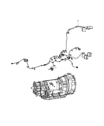 New 2019 Fits Chrysler Wrangler Wiring-Transmission - Part # 68357554AD