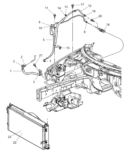 Line A/C Liquid With Receiver Drier