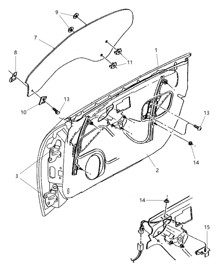 Retainer Door Glass To Liftplate