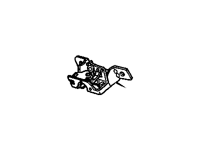 Lock, Rear Compartment Lid Or Tail Gate Latch
