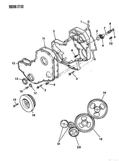 Pin, Front Cover Timing