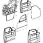 Weatherstrip Front Door Mounted