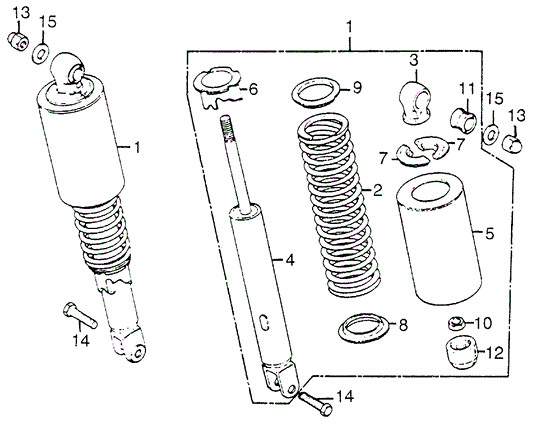 Spring, Rr. Shock Absorber