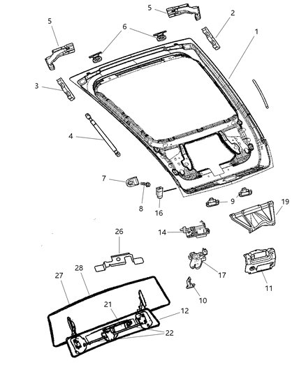 Pin Kit Spoiler Lock Pins Crossfire