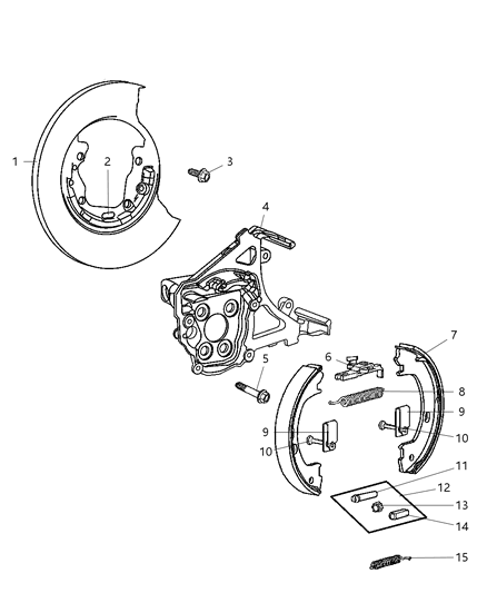 New 1998-2004 Fits Chrysler Concorde, Intrepid, LHS, New Yorker Rear Brake Pad - Part # 5073647AB
