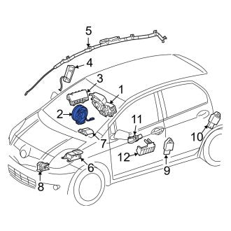 New OEM Genuine Toyota Air Bag Clockspring - Part # 8430622010