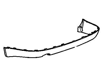 Extension, Front And Rear Bumper/Fascia Face