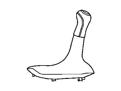 New 2003-2004 Fits Chrysler Liberty Boot-Gearshift - Part # 5102830AA