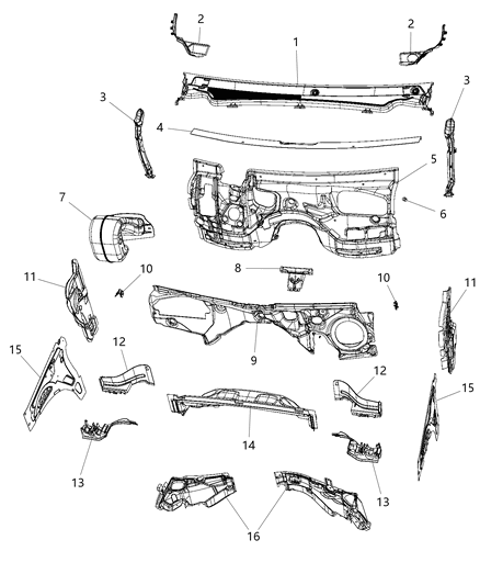 Insulation Dash Panel Engine Compartment