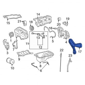 New OEM Genuine Toyota Engine Timing Belt - Part # 13568YZZ03