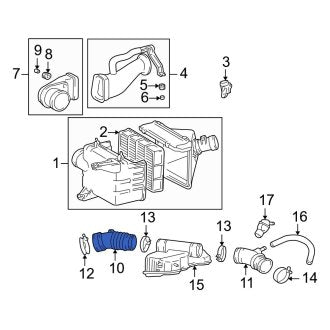 New OEM Genuine Toyota Engine Air Intake Hose - Part # 1788162150