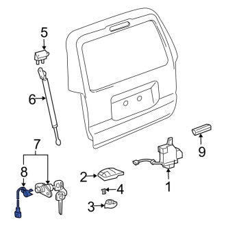 New OEM Genuine Toyota Liftgate Motion Sensor - Part # 8484035010