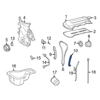 New OEM Genuine Toyota Engine Timing Chain Guide - Part # 135610D010