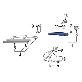 New OEM Genuine Toyota Back Glass Wiper Arm - Part # 8524142040