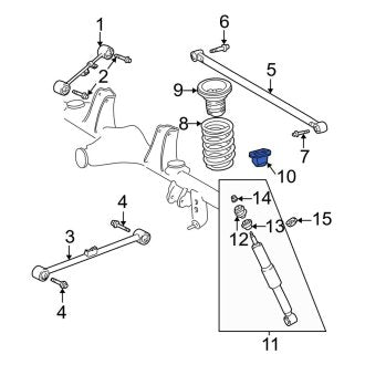 New OEM Genuine Toyota Rear Coil Spring Damper - Part # 483410C010