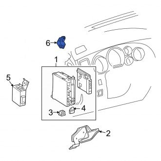 New OEM Genuine Toyota Electronic Parking Brake Control Switch - Part # 8455004030