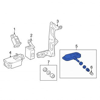 New OEM Genuine Toyota Tire Pressure Monitoring System - Part # 426070C091