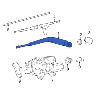 New OEM Genuine Toyota Back Glass Wiper Arm - Part # 852410C011