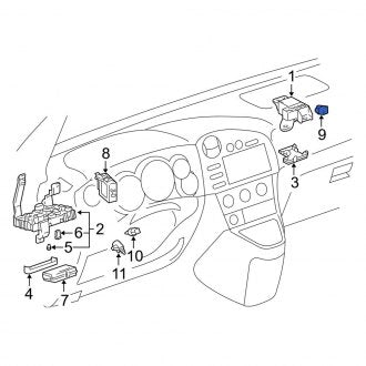 New OEM Genuine Toyota Accessory Power Relay - Part # 9098703003