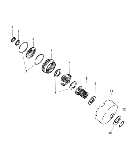 Washer, Frt. Planet Pinion Carrier Thrust