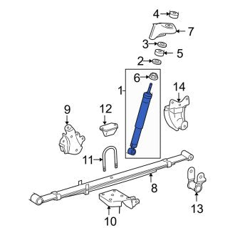 New OEM Genuine Toyota Front Right Suspension Shock Absorber - Part # 48510A9640