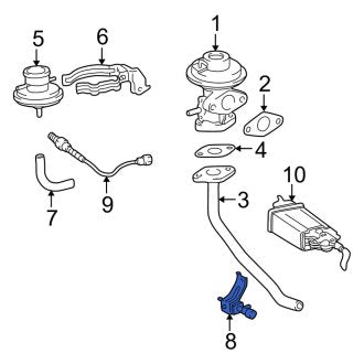 New OEM Genuine Toyota Exhaust Gas Recirculation - Part # 2587074090