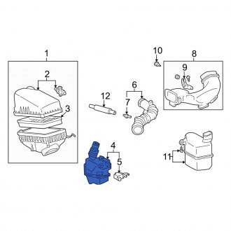 New OEM Genuine Toyota Upper Engine Air Intake Resonator - Part # 1789303110