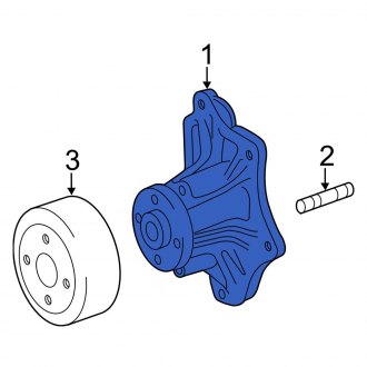 New OEM Genuine Toyota Engine Water Pump - Part # 161000H010