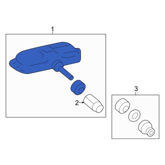 New OEM Genuine Toyota Tire Pressure Monitoring System - Part # 4260702050