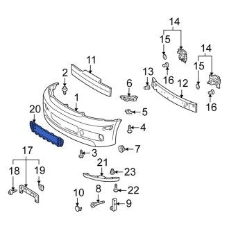 New OEM Genuine Scion, Front Lower Grille - Part # 5311252110