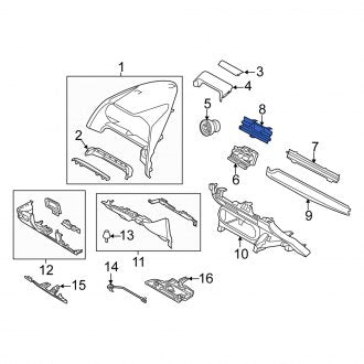 New OEM Genuine Scion, Left Instrument Panel Molding - Part # 55431WB002