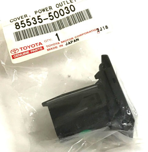 New OEM 2003-2015 OEM Toyota Highlander Lexus LX570 Power Outlet Cover Cap, Part # 85535-50030