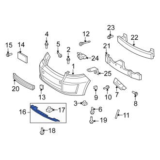 New OEM Front Bumper Cover Spacer Panel Fits, 2008-2010 Scion XB - Part # 5145012010