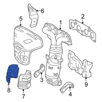 New OEM Genuine Scion, Left Lower Exhaust Manifold Heat Shield - Part # 255870H010