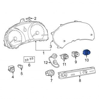 New OEM Genuine Scion, HVAC Temperature Control Switch - Part # 5590321010