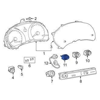 New OEM Genuine Scion, HVAC Mode Control Switch - Part # 5590121010