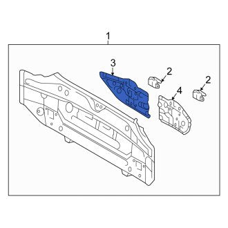 New OEM Right Rear Body Reinforcement Fits, 2011-2016 Scion TC - Part # 5838321030