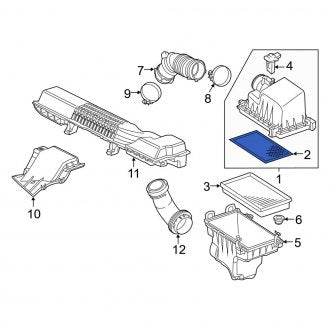 New OEM Genuine Toyota Engine Air Intake Hose Debris Screen - Part # 1781237040