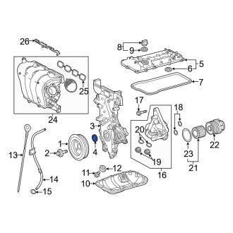 New OEM Genuine Toyota Rear Engine Crankshaft Seal - Part # 90311A0017