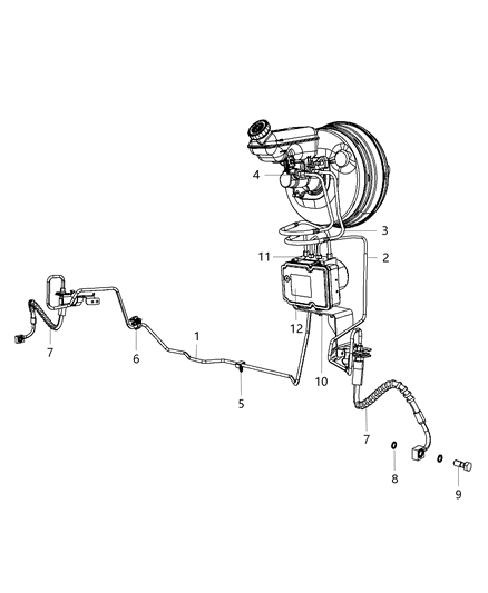 Bracket Hydraulic Control Unit