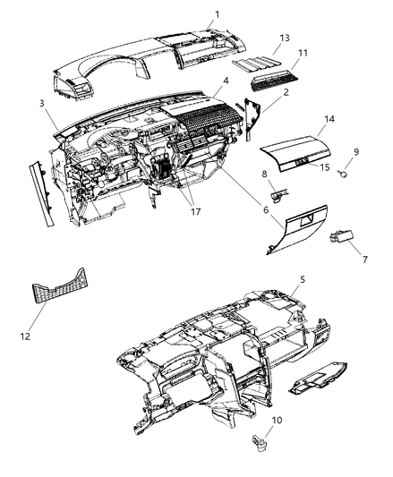 Latch Glovebox Door