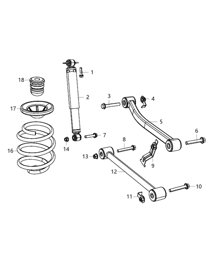 New 2021 Fits Chrysler Wrangler Suspension - Part # 68527795AA