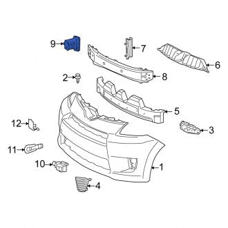 New OEM Genuine Scion, Front Right Frame Rail End - Part # 5711952020