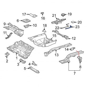 New OEM Wheel Lug Wrench Fits, 2008-2014 Scion XD - Part # 915002020