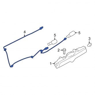 New OEM Rear Back Up Light Wiring Harness Fits, 2013-2016 Scion FR-S - Part # SU00302575