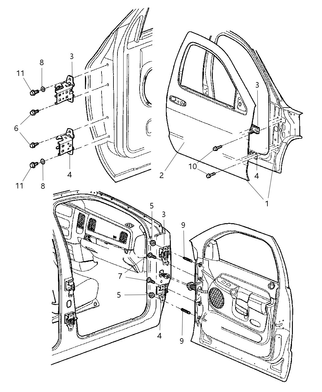 Panel Front Door Outer Repair
