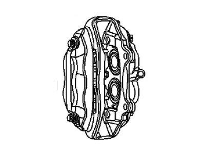 Caliper Assembly Disc Brake Rear